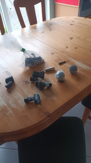 Clear out of Base Bins, Mics, stands and more