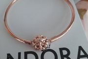new genuine pandora Rose gold bangle