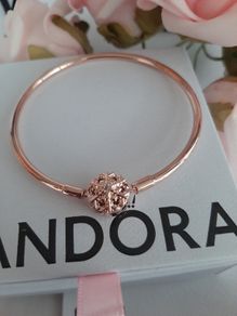new genuine pandora Rose gold bangle
