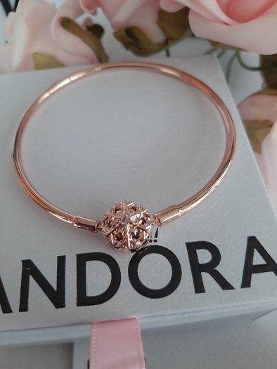 new genuine pandora Rose gold bangle