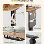 Electric Height Adjustable Standing Desk, 100x60cm Sit Stand Desk with Cable Tray, Hook and Storage Pocketse, Stand Up Desk with Memory Controller for Home Office Image 3