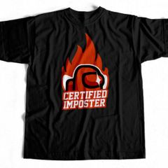 Certified imposter among us t-shirt impostor t-shirt