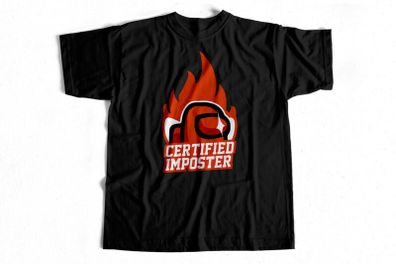 Certified imposter among us t-shirt impostor t-shirt