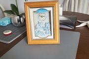 Clock picture frame