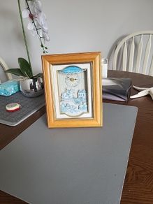 Clock picture frame