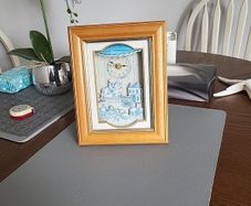 Clock picture frame