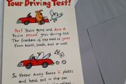 Congratulations you're passed your driving test