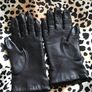 Chocolate Brown Leather Gloves Image 2