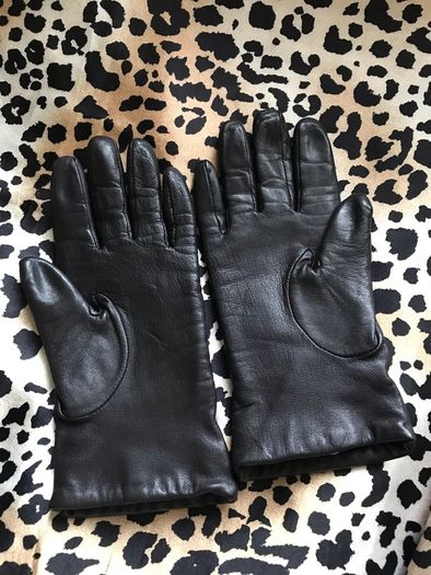 Chocolate Brown Leather Gloves