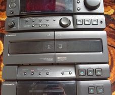 Vintage Pioneer Stereo Stack & Pioneer CS-353 Wooden Speakers Bundle. (Untested)