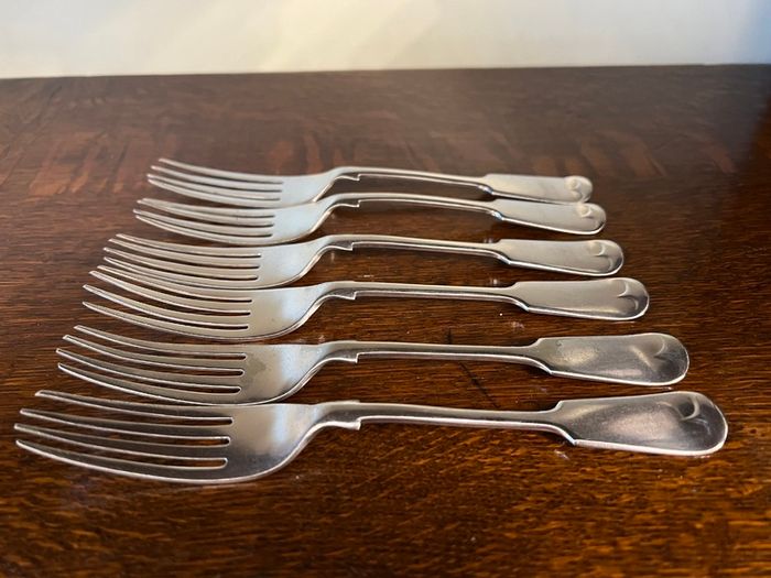 Antique Silver-Plated Forks