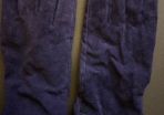 Purple/ Mauve Pig Skin Gloves