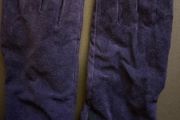 Purple/ Mauve Pig Skin Gloves