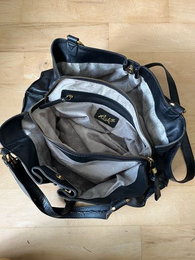 Risk London genuine leather handbag