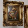 Set of 3 floral scenes - oil on boards Image 3
