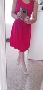 Red Skater Dress Dorothy Perkins - 8