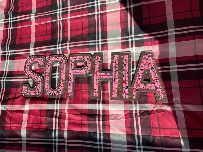 Sophia mirrored wall art