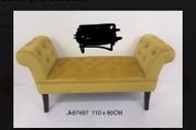 Ochre/ gold love seat