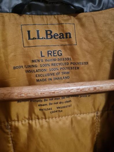 L.L.BEAN packable puffer jacket