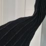 TWIN SET black cashmere mix with metallic silver detail and bell cuff sleeves Sz M (Fit 10-12 UK) - Rrp 220 (New) Image 5