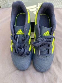 adidas Goleto Football boots ink and Solar yellow VI FG JR size 13