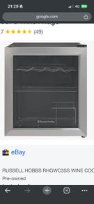 Russell Hobbs 12 bottle wine cooler/ small fridge