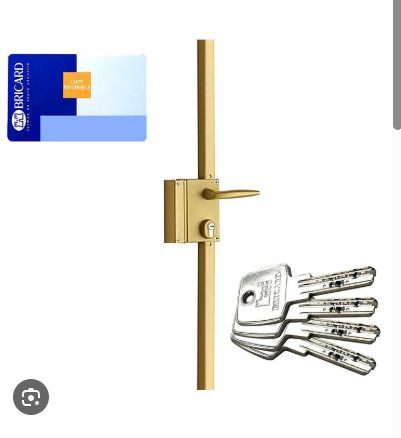 High Security 3 point Vertical door Lock - BRICARD 74623