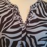 Cecil Animal Print Tunic Top Blouse New With Tags Black & Blue Guest Holidays Size L UK16-18 Payment By REVOLUT or PAYPAL Image 2