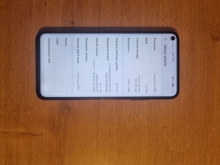 Huawei Nova 5T 128GB 6.26"with 48 MP Camera Unlocked