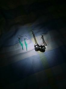 Funky earrings