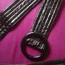 Black latex belt Image 3