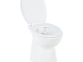 High Rimless Toilet Soft Close 7 cm Higher Ceramic White
