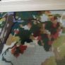 Vintage Framed Handmade Needlepoint Tapestry Woodland Scene Image 8