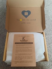 Kbamboo baby cot sheet set