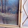 Vintage mid century large oil painting Image 3
