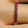 18k Vermeil Sterling Silver Ruby Ring Image 7