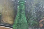 Empoli Green Glass Cat Decanter