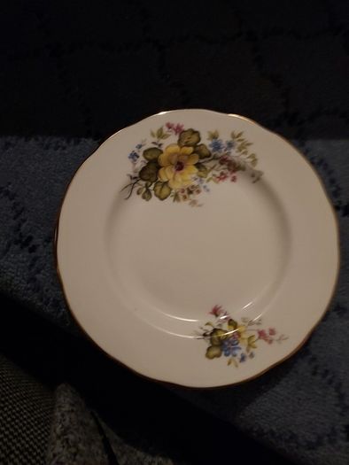 Vintage 5 Duchess Rhona Chintzy China Side Plates
