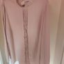 Himmelblau by Lola Paltinger beige long sleeve detailed blouse size UK22 EU50 Postage included Image 3