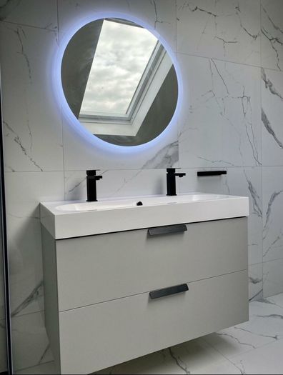 LED Mirrors Ensuite Many Sizes and Shapes Bathroom Bedroom Bluetooth Speakers Demister Antifog Fog Free Makeup Dual LED Bright Light Adjustable Brightness Touch Sensor