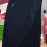 Black velour cloak adult halloween Image 5