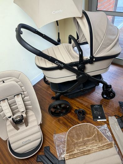 New ICandy peach 7 travel system pram buggy