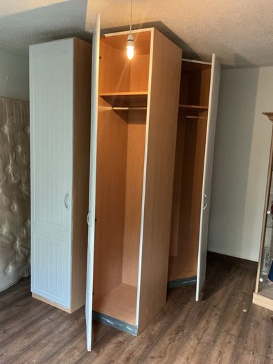 4 Single wardrobes "In-house"  with Doors & handles