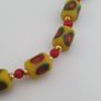 Antique Venetian Style Gabri Eyes & Venetian WhiteHeart Glass Beads Necklace Image 10