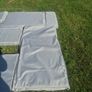 grey cushion pad set for rattan corner sofa Image 3