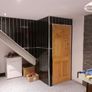 Black sparkle wall/celing cladding Image 2