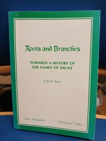 Daunt family history, Cork interest (signed)
