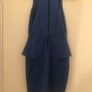 BNWT Cobalt Blue Peplum Dress size 8 Image 2