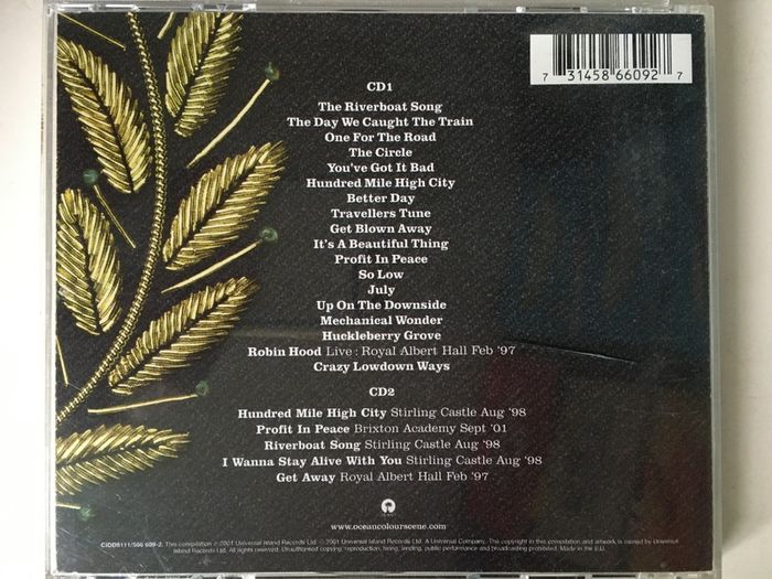 Ocean Colour Scene [2001] Songs For The Front Row (The Best Of) (2CD Album)