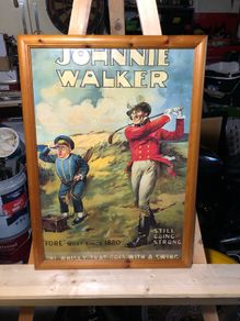 Johnnie Walker poster Framed